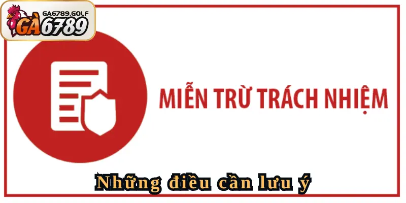 Miễn trừ trách nhiệm
